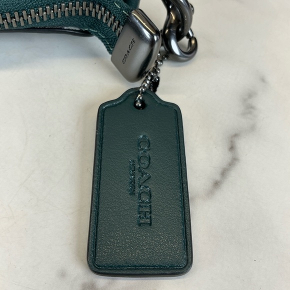 Coach Hobo Georgie Dark Hunter Green Leather Hand Shoulder Bag Crossbody fall - Picture 11 of 15